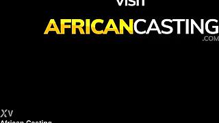 Ebony milf squirts intensely