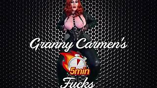 Granny Jeannie gives magical orgasms