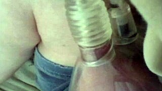 lactating tits get sucked and milk swallowed in deepthroat action