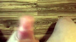 Skinny Teen Builds Weeks Load in Intense Masturbation