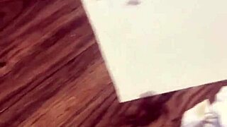 Skinny Teen Builds Weeks Load in Intense Masturbation