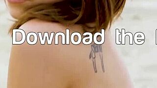 Big boobs brunette milf and petite 18+ blonde hottie strip clothes ripped outdoors