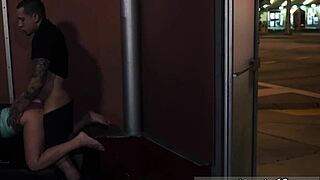 Flight Attendant Valerie White Feels Bound And Dominated As Slave Girl In BDSM Cum Sex.