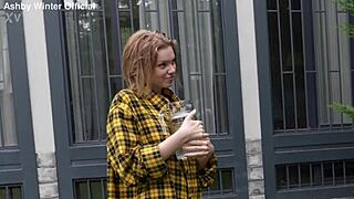 She Went with the Young 18+ Gardener Alone 😏