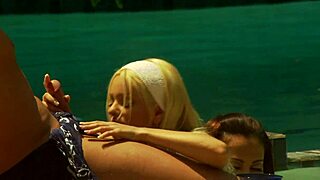 i remember that beautiful outdoor threesome in the pool with subtle excitement