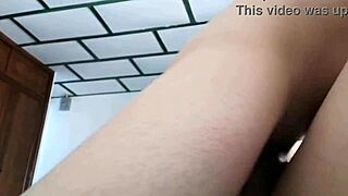 Passionate stepsiblings fuck passionately, he cums inside her