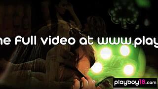 Petite Czech teen Kayla Lyons gives her girlfriend a special massage