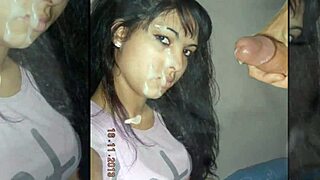 Nansi the gypsy receives a fantasy cumshot tribute in intriguing style.