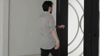 slender brunette pounded hard, gets cum everywhere 😈