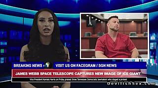 this cheating wife dives into passionate oral sex with her husband's cute ex, fingering and licking pussy until orgasm hits