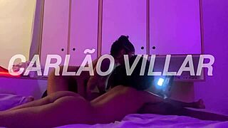 Young Brunette Takes Monster Cock Deep in Throat