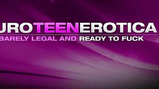 young russian babe peachy explores her body gently