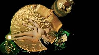 Petite Czech teen Kayla Lyons gives her girlfriend a special massage