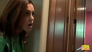 imagination turned real for lesbian brunette when girlfriend licked her pussy