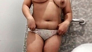 Why does this Filipina's wet shower make her big natural tits so irresistibly bubbly?