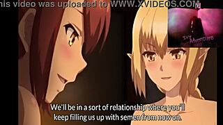 summoned guy fucks three goth hotties in isekai