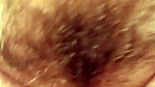 Teen Amanda Masturbates, Showing Her Hairy Fat Pussy.