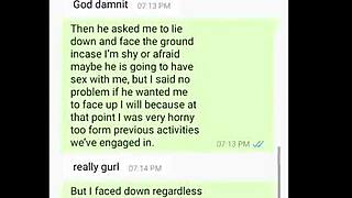 homemade hot gist with dirty talk for bestie