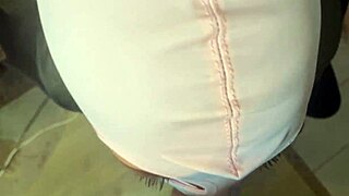 A Real Slut Fucks Husband's Friend When He Leaves