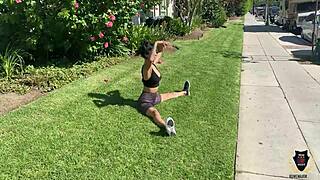 Fit Ava Lee tries Rome Major's thick cock!