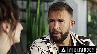 Whoa, busty stepmom Lexi Luna teaches virgin stepson to fuck with husband's okay – wild ride! 😈