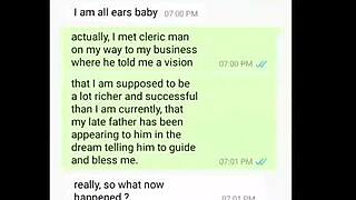 homemade hot gist with dirty talk for bestie