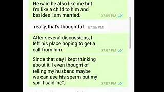 homemade hot gist with dirty talk for bestie