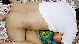 Early morning fucking maid in kitchen while preparing chicken