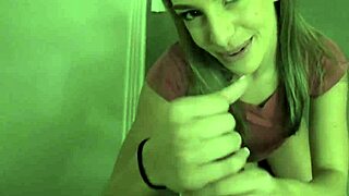 step sister offers helping hand after catching jerking off