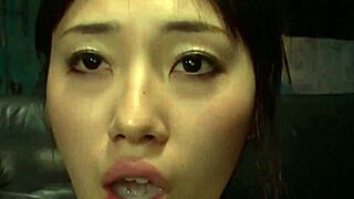 Azusa Nagasawa Oiled Asian Lady Deep Throats Two Cumshots In Uncensored Jav Three-Way