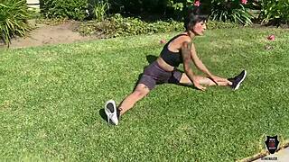 Fit Ava Lee tries Rome Major's thick cock!