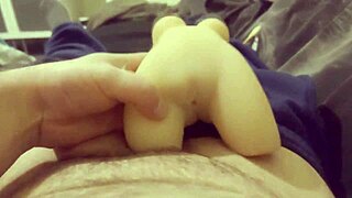First Time With Sex Doll And Monster Cock Toy