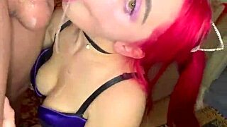 cute teen might get facefucked and drink cum after blowjob and choking