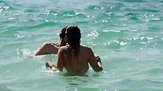 Regina blandón shows tits in bikini like village boyfriend! Mexican beauty.