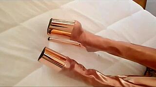 Preview of milf sucking cocks for money with big cumshot.