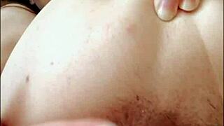 Russian Teen Student Fingers Pussy And Anus In Black Stockings!