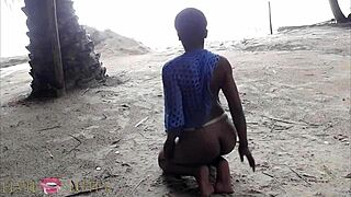 Found That Ebony Bitch In The Wild And Fucked Her Big Ass Hard - Part 1