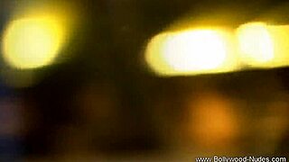 brunette babe dances teasingly in wild india