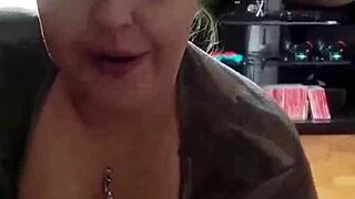 Kandy Kane appears in a casual amateur video as a housewife with big tits.