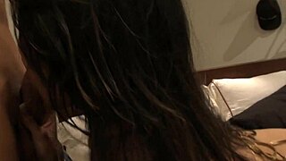 Asian college student lana violet in a hard session
