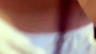 madrastra asks why my cock is in her mouth again, scared we'll get caught in this homemade fuck