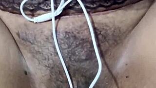 Indonesian Girl Masturbates With Eggplant Until Orgasm