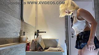 Cheerleader Flashes Through Outfit