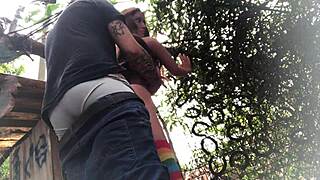 I Fuck Redhead Sex Doll Ass Outdoors