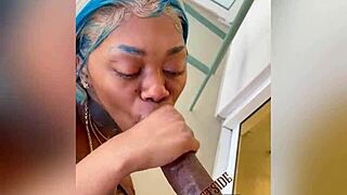 Ghetto Hood Dick Sucking Vids Compilation With Gagging, Cum In Mouth, And Ebony Facials!