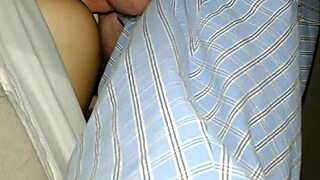 I make Lena squirt hard all over while licking her pussy in this milf wife POV with Hitachi toy penetration