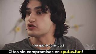 hot blonde spanish sub fucked by two guys