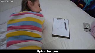 Stepdaddy Punishes Disrespectful Stepdaughter Hard
