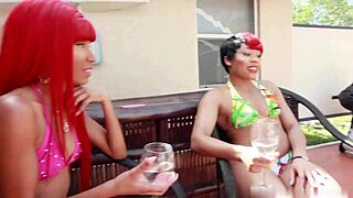 Ebony Redhead Dick Suckers!