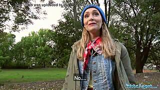 Lost Dog Leads To Outdoors Sex